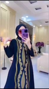 Abaya Turki Terbaru 051 oleh LibertyShop: Abaya Termewah dan Terlaris Saat Ini