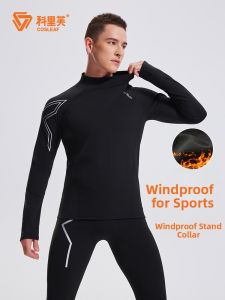 COSLEAF | Warm Retention Slim Fit Outdoor Running Training Sportswear Set