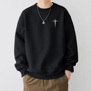 JIANMUJI | Heavy Long Sleeve Hoodie with Fleece 420g