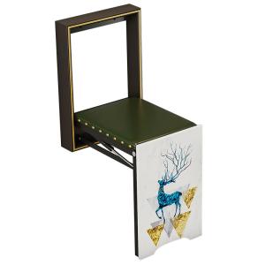 HAOZHANYOU | Space-Saving Adjustable Wall-Mounted Folding Shoes Changing Bench