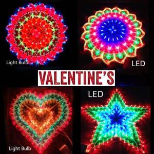 LED Color Lights Christmas Garland Lights Star/ Flower/ Love Design Wedding Party Xmas Decor