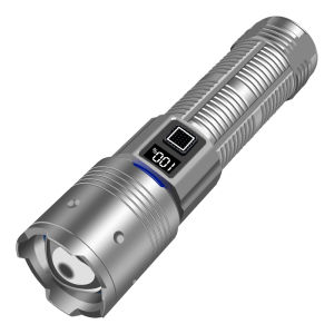 LVZI | Portable Tactical Flashlight with Bright and Long-Range Beam Rechargeable and Durable