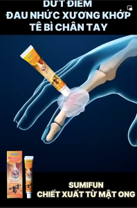 Gel Xoa Bóp Chiết Xuất Nọc Ong Propolis 20g Giúp Làm Dịu Cảm Giác Căng Cứng Khớp Gối Cơ Bắp Tê Mỏi