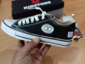 Sepatu Sekolah Anak Laki Laki Perempuan Warna Hitam Tali Usia 6 -10 Tahun PAUD TK SD SMP-KIDZTUBS2047122523