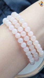 Premium Grade Pink Nephrite Jade Bracelet (2 Types to Choose)