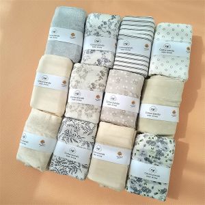 Yi Pet Underwear Womens Pure Cotton Base High Waist Plus Size Fat 3xl-5xl Blue and White Porcelain Aksu Cotton Panda