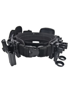 Armed Belt Eight-Piece Set Quick Pull Side Open Patrol Duty Equipment Multi-Functional Tactical Plastic Steel Quick Handle Cover with Lock Belt