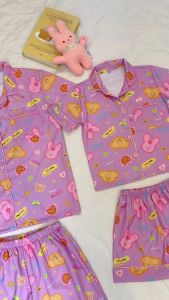 💜ชุดนอนครอบครัว Bunny bear - Violet & Friends **พร้อมส่ง**
