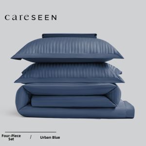 KANGERXIN | Luxury Cotton Grade A Four Seasons Duvet Cover and Fitted Sheet Set