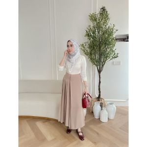 ROK KULOT CHELLIE PLEATS RokCel Wanita Premium Import Korean Style
