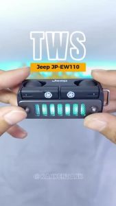 Jeep JP-EW110 Bluetooth 5.4 Headphone Earphone Nirkabel HIFI Suara Stereo HD Panggilan Baterai Kapasitas Besar IPX5 Earbud Olahraga Tahan Air
