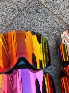 Men Women Ski Goggles Ventilated Anti-fog Lens Windproof Dustproof UV Protection Elastic Strap for Snow Sports