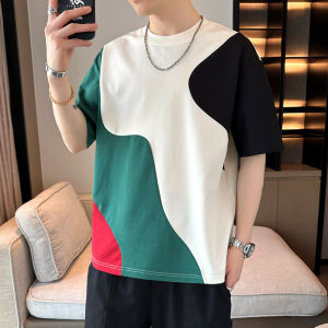 TUCANO | Color Block Spliced Short Sleeve T-Shirt