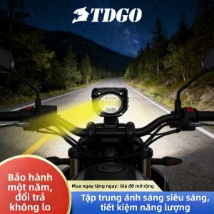 TDGO | Đèn Pha LED Siêu Sáng Cho Xe Máy Đèn Sương Mù Chùm Cao Thấp