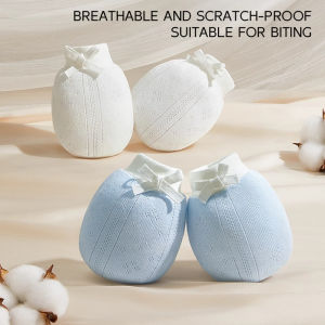 1Pair Baby Gloves for Newborns Cotton 0-12M Infant Anti Scratching Kids Mittens Face Protection Hand Glove Baby Accessories