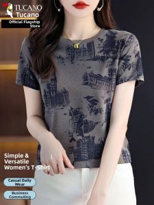 TUCANO | New Printed Round Neck T-Shirt Womens Slim Fit Casual Top