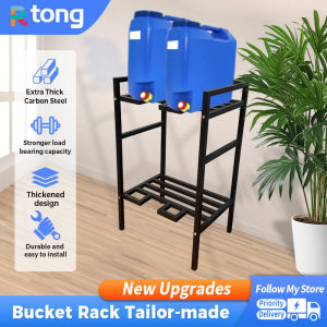 Rtong 2 Layer Water Container Rack Water Tank Bracket Bottom Raise Thicken Water Gallon Rack Bucket Rack