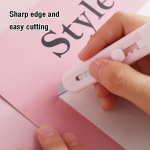 Cute Mini Cat Utility Knife School office Stationery Craft Paper Cutter Student Art Supplies Tool