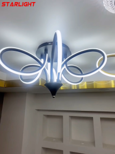 3 warna lampu langit-langit LED minimalisme modern lampu dekorasi rumah ruang tamu kamar tidur ruang minimalisme lampu langit-langit