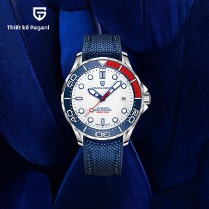 Đồng Hồ Nam Pagani Design 007 Cơ Khí Tự Động Tự Lên Dây Cót Tự Động Lên Dây Cót Bằng Tinh Thể Sapphire Viền Gốm Ngày Tất Cả Bằng Thép Thời Trang & Giản Dị Chống Nước 10Bar