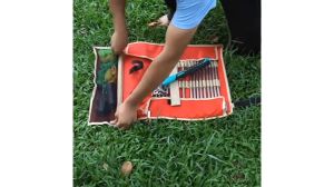 Camping Equipment Tool Storage Bag Portable Ground Nail Storage Case Tent Accessories