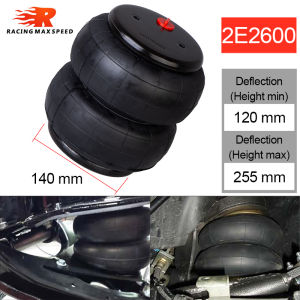 Universal Air ride Springs suspension 2E2600 2600Ib Air Single Port 1/2 npt Small Rubber shock absorption bag fit for most Trucks Car Accessories