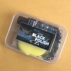 Black Polish Pack Penghitam Body Dashboard Motor & Mobil Premium