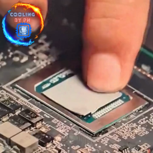 ซิลิโคน CPU แบบแผ่น 0.2mm ตัวเทพ คราม (CALMNESS BY PN) Silicone CPU/GPU ระบายความร้อน