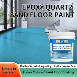 1000g Floor Paint Water-Based Epoxy Floor Paint Waterproof Coating and Eco-Conscious Floor Paint Suitable for Homes Roads