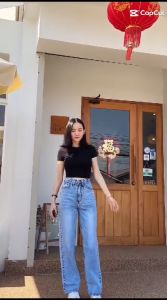 Highwaist Oversize Baggy Loose Jeans Retro Celana Jeans Loose Retro