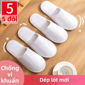 TZLDN | Giày Đế Crib Thoáng Khí Hút Mồ Hôi Chống Trượt Dùng Một Lần 5 Đôi