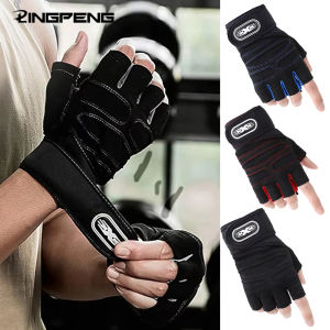 1 Pair Workout Gloves Antislip Weight Lifting Gloves Superior Grip & Palm Protection for Weightlifting Fitness Gym Cycling