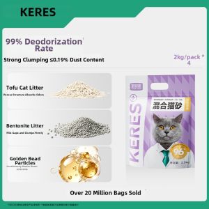 KERES | Deodorizing Low Dust Absorbent Clumping Cat Litter 20kg