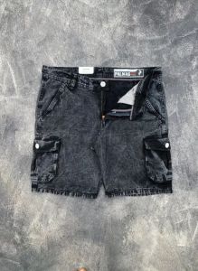 Celana Cargo Pendek Jeans Pria Distro Premium Kekinian Cargo Pendek Pria Snow Wash