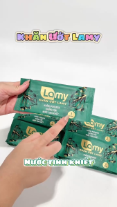 (MUA 1 TẶNG 1) Thùng 300 tờ khăn lạnh Lamy 1 tờ size to hàng công ty chuyên dùng nhà hàng quán ăn đồ ăn mang đi giá rẻ