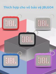 zhencool | Outdoor Portable Music Bluetooth Speaker Silicone Protective Case Shockproof JBL GO4 Generation Wireless Sound Storage Bag