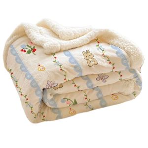 ผ้าห่มนอนฤดูร้อนสำหรับนักเรียนที่หอพักผ้าห่มนอนขนาดเล็กสำหรับทำงานในออฟฟิศในช่วงเที่ยงฤดูหนาวผ้าห่มปรับอากาศแบบหนา