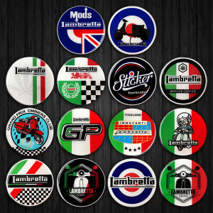 3D Epoxy Resin Reflective Motorcycle Stickers Moto Scooter Decals Accessories For Lambretta G350 SX/DL LN125 G325 X300 V50 G125