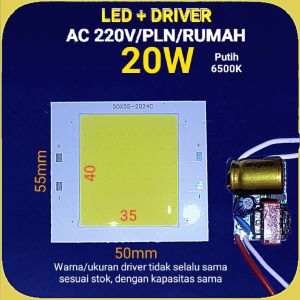 macam² LED +DRIVER 220V ac/PLN 20W 30W flip chip Cob hpl super bright
