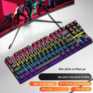 Bàn Phím Cơ Có Dây NexusClick K87 87 Phím Đèn Nền RGB Công Tắc Có Thể Thay Thế Nóng Bàn Phím Chơi Game Di Động Nhỏ Gọn Dành Cho Máy Tính Để Bàn/máy Tính Xách Tay