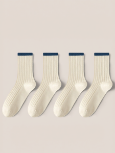 Comfortable Sweat-absorbent Cotton Mid-calf Socks