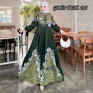 Gamis twill terbaru bg collection pekalongan