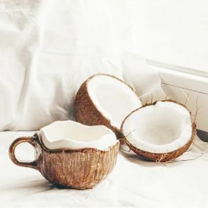 Coconut Shell Ceramic Mug Retro Hand-pinched Irregular Ceramic Coffee Cup Milk Tea Cup Milk Coffee Mug Drinking Utensils