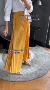 Rok Plisket Dewasa Polos Mayung Premium Murah Tebal