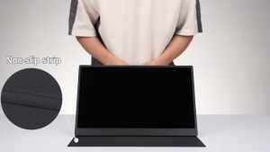 【Local Warehouse 】 ZOOMEDIN 15.6 Inch 1080P FHD Laptop Extended Monitor Professional Level E-Sports Monitor 100% SRGB High Color Gamut Designer Level Color Rendering for Laptop PS5/4 Xbox Switch Phone PC .