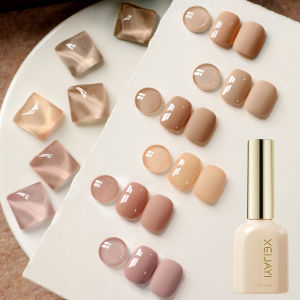 เจลทาเล็บ XEIJAYI Roman Bottle สีผิวธรรมชาติ 6 ชิ้น--เจลเล็บ LED สำหรับตกแต่งเล็บ ดีไซน์เล็บ ศิลปะตกแต่งเล็บ ทำเล็บเองที่บ้าน ทำเล็บในร้าน