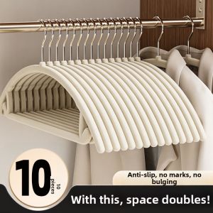MANJIELI | Anti-slip Non-marking Shoulder Protective Professional Organizer Clothes Hanger
