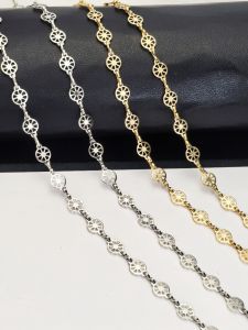 สร้อยคอ สร้อยข้อมือ ชุบทองแดงบริสุทธิ์ DIY ขนาดเล็ก หัวเข็มขัดรูปดอกทานตะวัน ลวดลายวงกลม โซ่เชื่อมต่อ อุปกรณ์ทำเครื่องประดับ