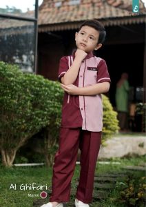setelan muslim koko anak usia 1-10 tahun Ghifari series by el fath