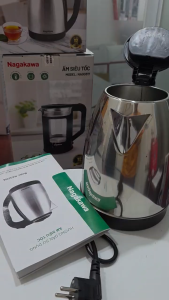 ẤM SIÊU TỐC INOX 1.8 NAGAKAWA NAG0308. RẺ- ĐẸP -SANG